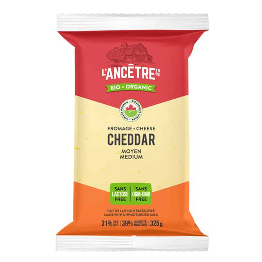 Cheddar moyen||Cheddar cheese - Medium - Organic
