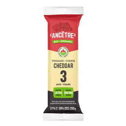 Cheddar 3 ans||Cheddar cheese 3 year - Lactose free - Organic