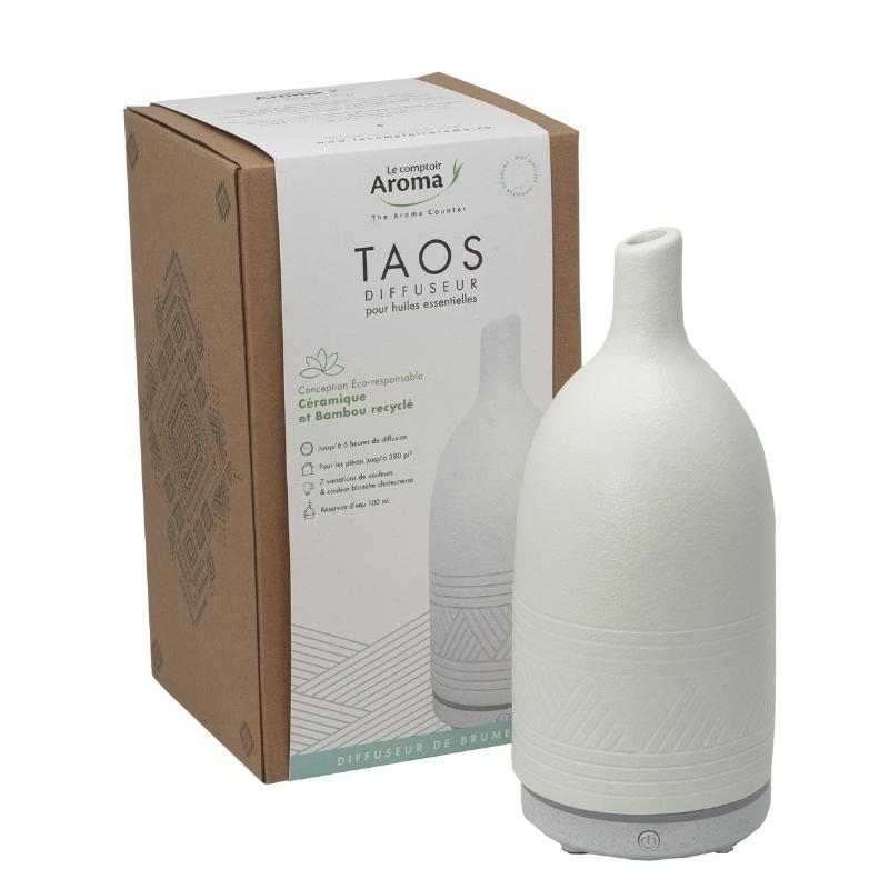 Taos diffuseur à ultrasons||Taos - Mist Diffuser - Ceramic & Recycled bamboo