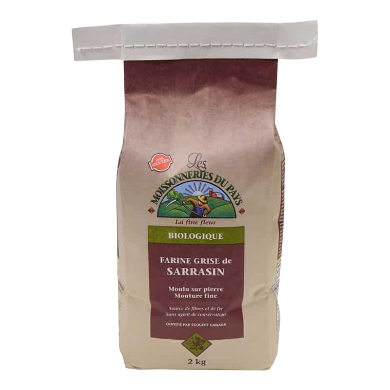 Farine grise de sarrasin biologique||Grey buckwheat flour