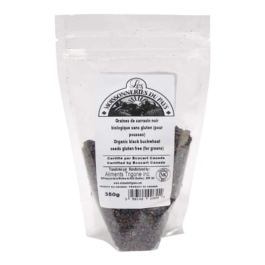 Grains de Sarrasin Noirs Biologiques (pour pousses)||Black buckwheat seeds Gluten free