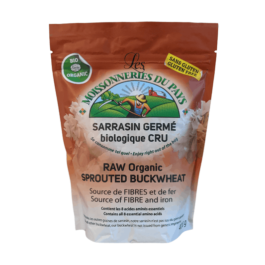 Sarrasin germé biologique cru||Raw sprouted buckwheat Organic