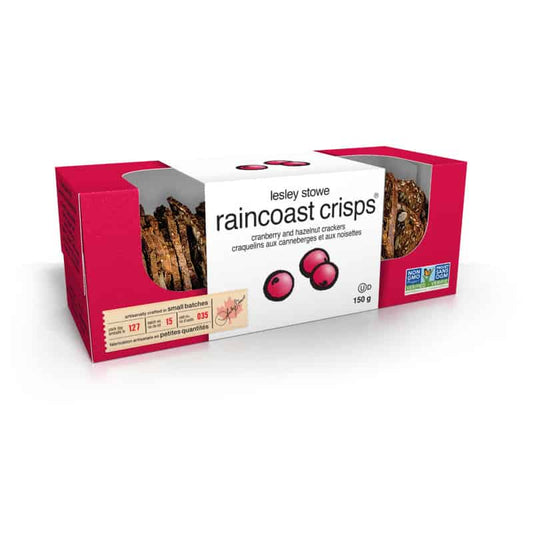 Raincoast crisps - Canneberges et noisettes||Raincoast crisps - Cranberry hazelnut