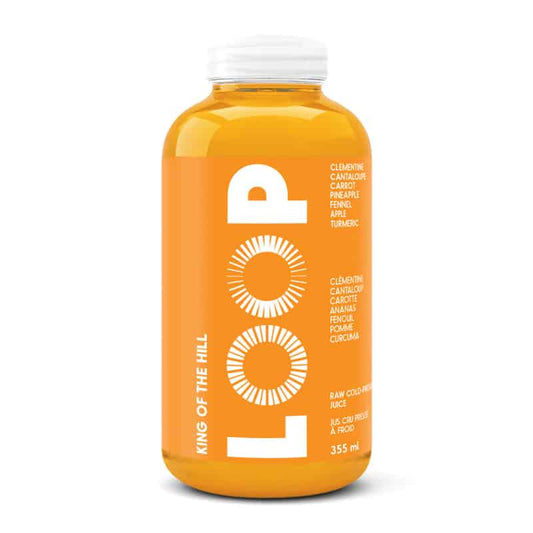 Raw cold pressed juice - King of the hill