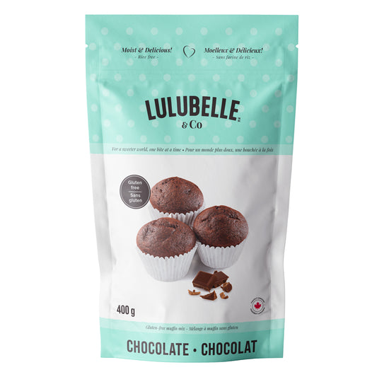 Lulubelle and Co mélange muffins sans gluten chocolat