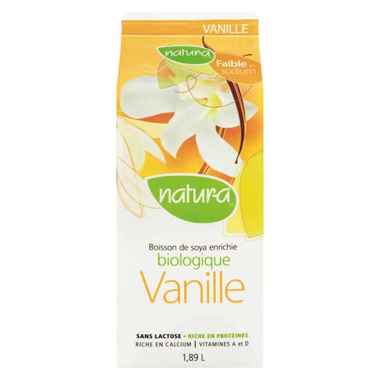 Boisson de soya enrichie bio Vanille||Soy Beverage - Vanilla