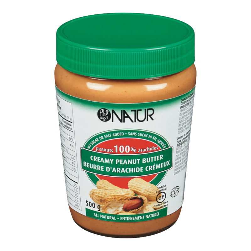 Beurre D'Arachides Crémeux 100% Naturel||Creamy Peanut Butter 100% Natural