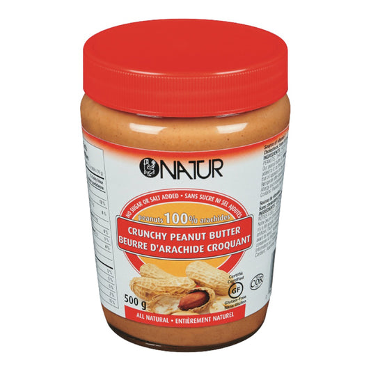 Beurre D'Arachides Croquant 100% Naturel||Crunchy Peanut Butter 100% Natural