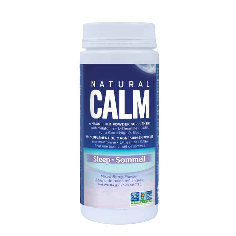Natural Calm supplément magnésium poudre sommeil