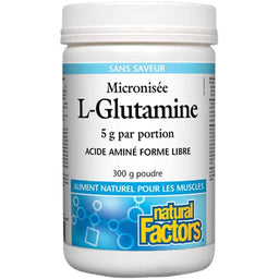 Natural factors l glutamine micronisée poudre