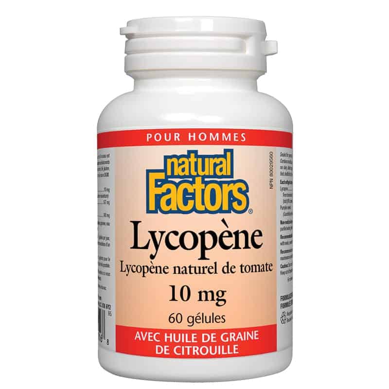 Natural factors lycopène 10 mg