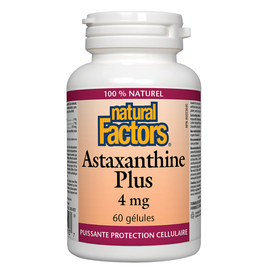 Natural factors astaxanthine plus 4 mg