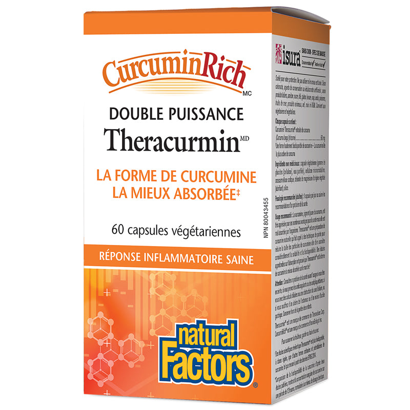 Natural factors curcuminrich theracurmin double puissance