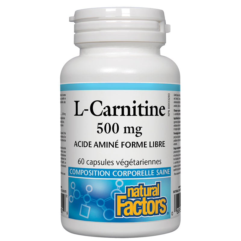 Natural factors l carnitine 500 mg