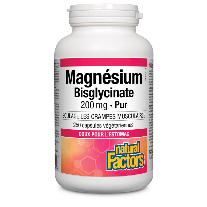 Magnésium Bisglycinate Pur 200mg||Magnesium Bisglycinate Pure 200mg