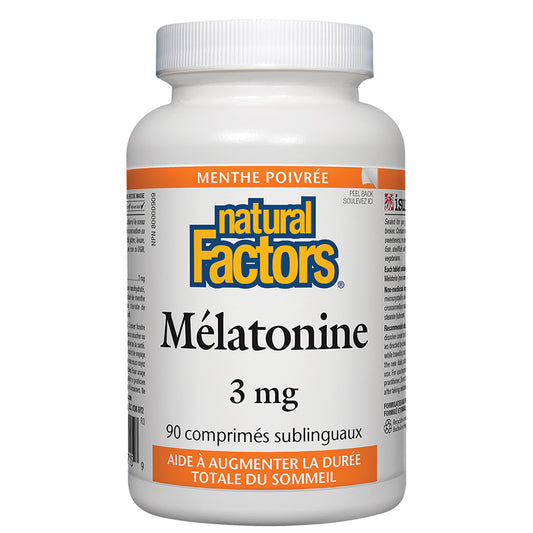 Mélatonine 3 mg Menthe Poivrée||Melatonin 3 mg Peppermint