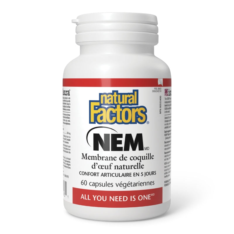 NEM 500 mg Membrane De Coquille D'Oeuf Naturelle