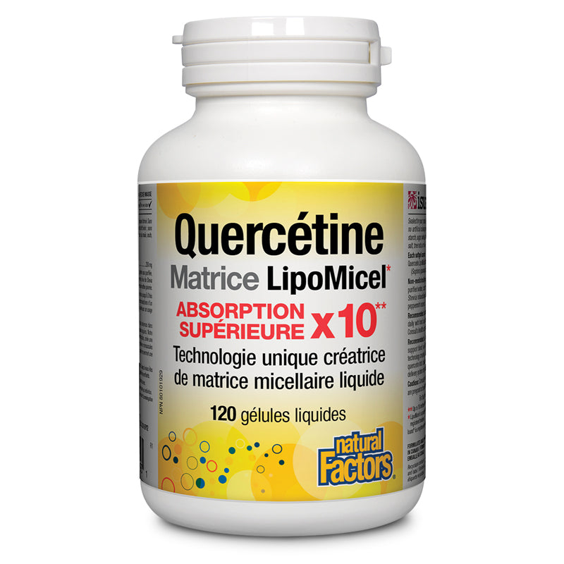 Quercétine 250 mg · Matrice LipoMicel||Quercetin 250 mg · LipoMicel Matrix
