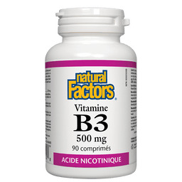 Natural factors vitamine b3 500 mg