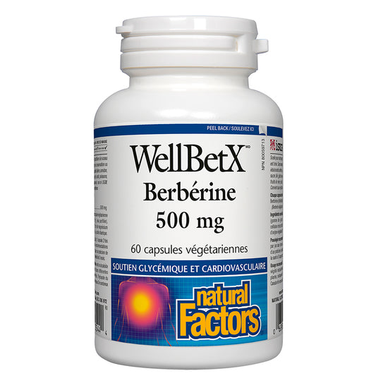 Natural factors wellbetx berbérine 500 mg