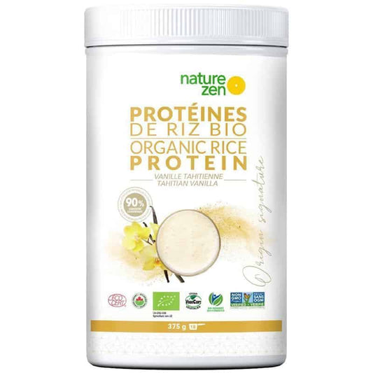 Protéines de riz bio Vanille Tahitienne||Rice protein - Tahitian vanilla