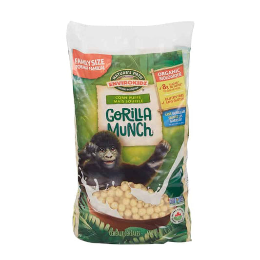 Céréales Envirokidz Maïs Soufflé Gorilla Munch||Gorilla Munch Corn Puffs Envirokidz Organic Cereals