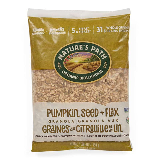 Granola aux Graines de Citrouille et de Lin bio||Pumpkin Seed + Flax Organic Granola Family Size