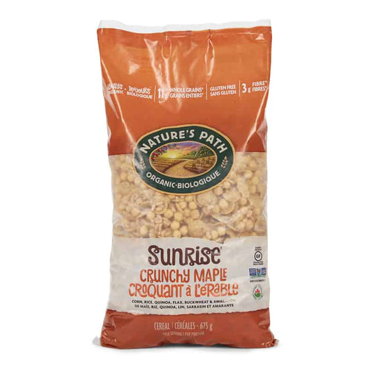 Céréales Sunrise Croquant à l'Érable||Sunrise Maple Crunch Organic Cereals