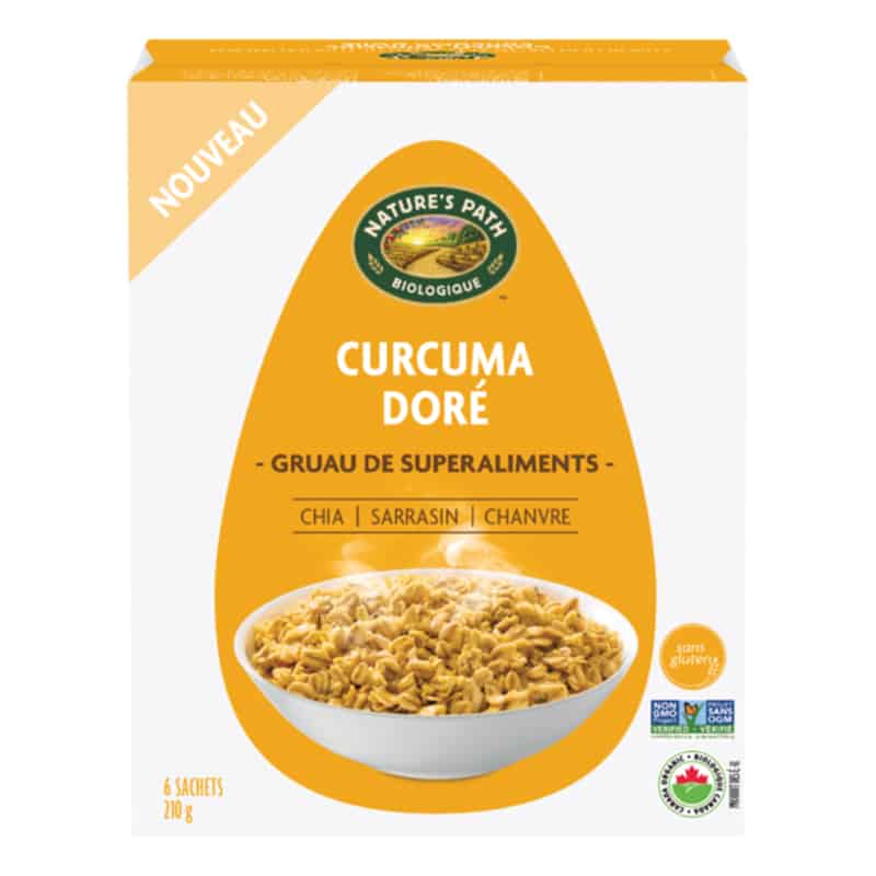 Gruau de Superaliments Curcuma Doré||Golden Turmeric Superfood Oatmeal