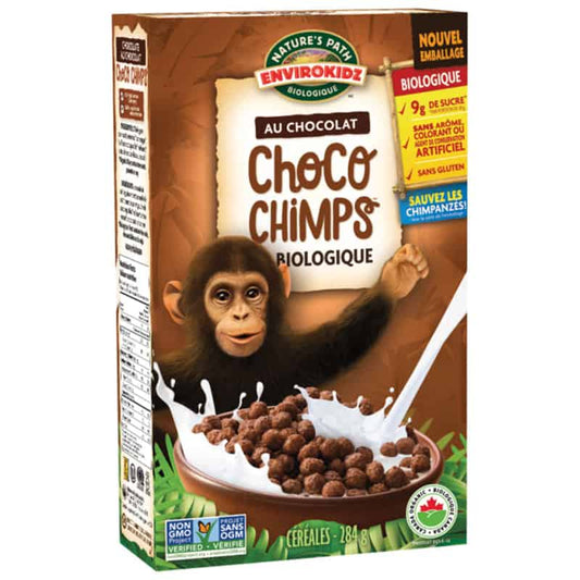 Céréales au chocolat Choco Chimps Bio||Choco Chimp's Chocolate Organic Cereals