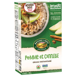 Gruau Instantané Pomme Cannelle Biologique||Apple Cinnamon Oatmeal