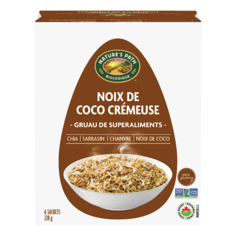 Gruau d'Avoine Sans Gluten Noix de Coco Crémeuse||Creamy Coconut Oatmeal Gluten Free