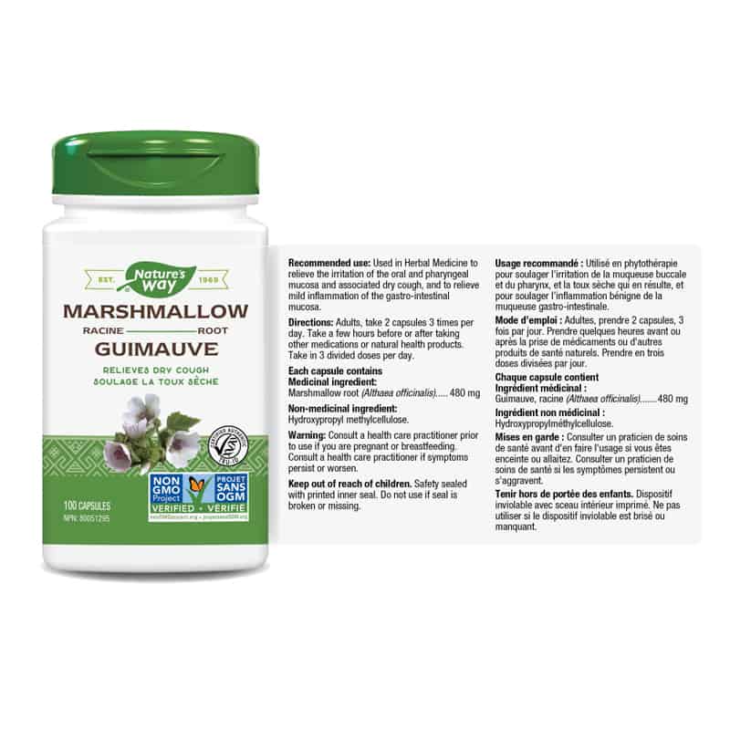 Guimauve 480 mg||Marshmallow 480 mg
