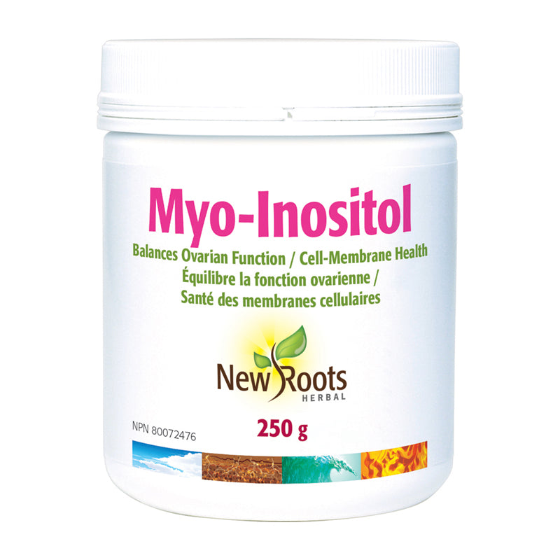 New Roots Herbal Myo-Inositol Ovaires Fertilité Santé des membranes cellulaires 