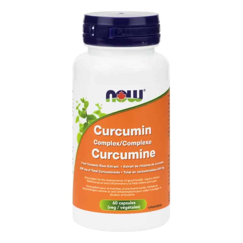 now curcumine 60 capsules végétales