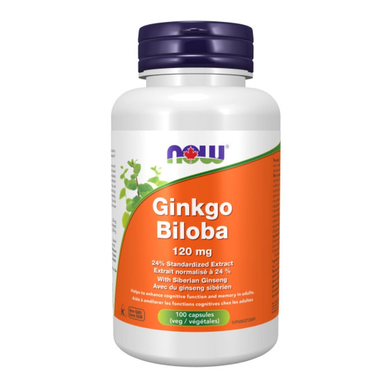 now Ginkgo Biloba 120 mg