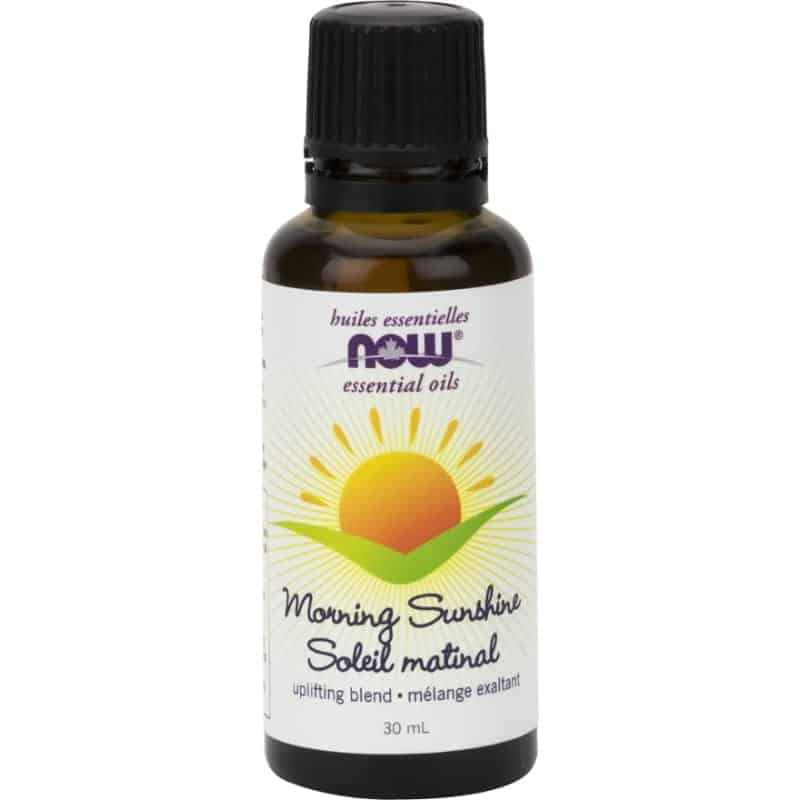 now huile essentielle soleil matinal mélange exaltant 30 ml