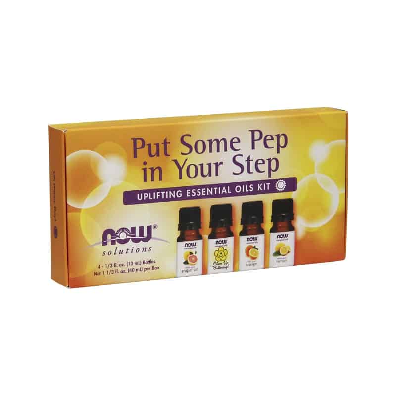 now put some pep in your step uplifting essential oils kit