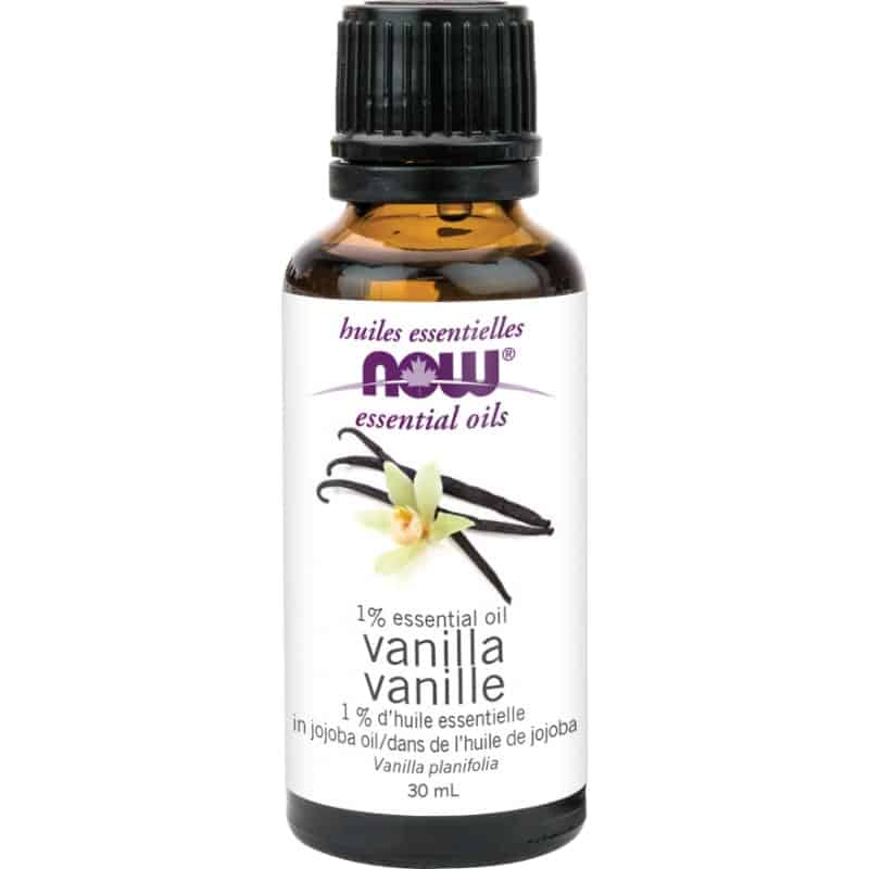 now huile essentielle 100% pure vanille 1%huile essentielle dans huile de jojoba vanilla planifolia 30 ml