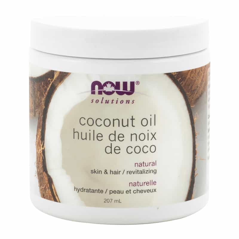 now huile noix de coco naturelle hydratante peau et cheveux 207 ml