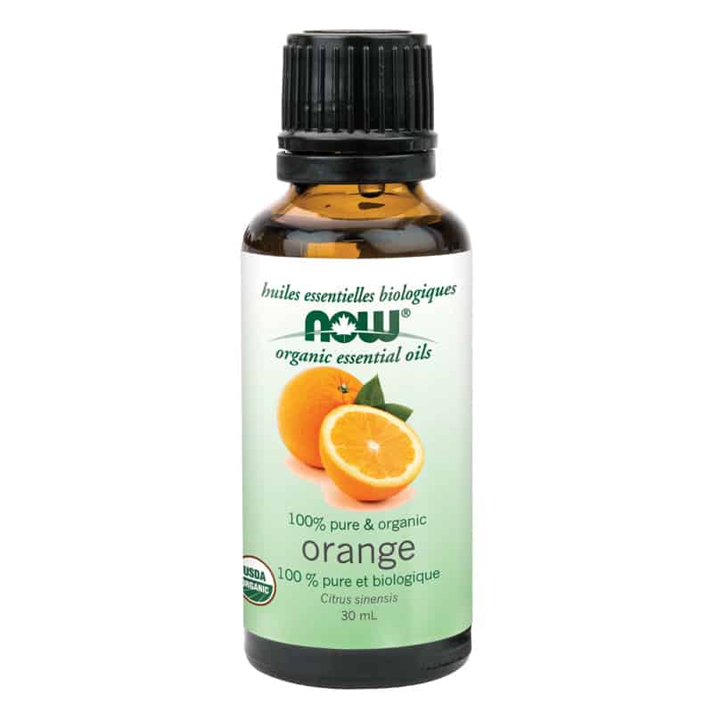 now huile essentielle 100% pure biologique orange citrus sinensis 30 ml