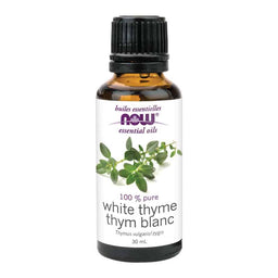 now huile essentielle 100% pure thym blanc thymus vulgaris zygis 30 ml