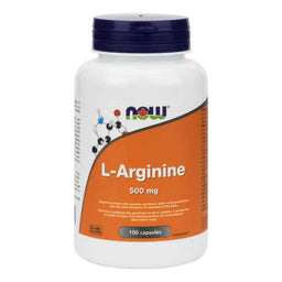 now l-arginine 500 mg 100 capsules sans ogm