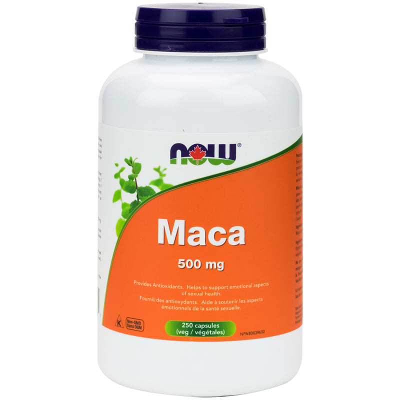 now maca 500 mg antioxydants soutenir aspects émotionnels santé sexuelle sans ogm 250 capsules végétales