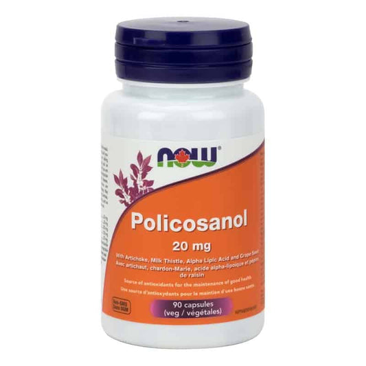 now policosanol 20 mg source antioxydants sans ogm 90 capsules végétales