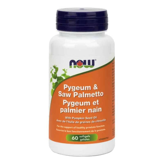 now pygeum et palmier nain huile de graines de citrouille favorise fonctionnement prostate 60 gélules