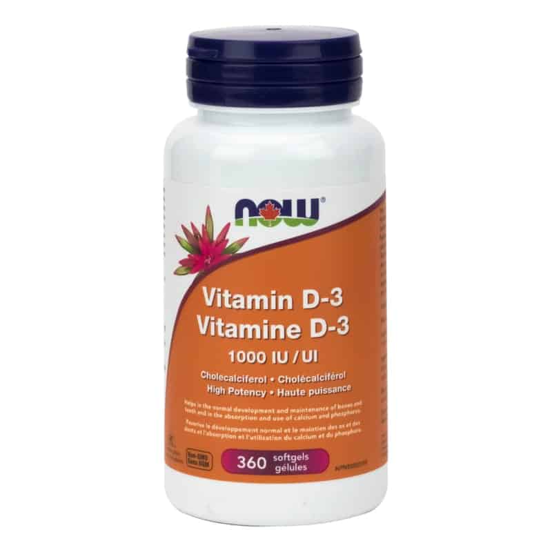 now vitamine d3 1000 ui haute puissance développement normal et maintien des os sans ogm 360 gélules