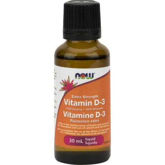 now vitamine d3 puissance extra maintien os et dents 30 ml liquide