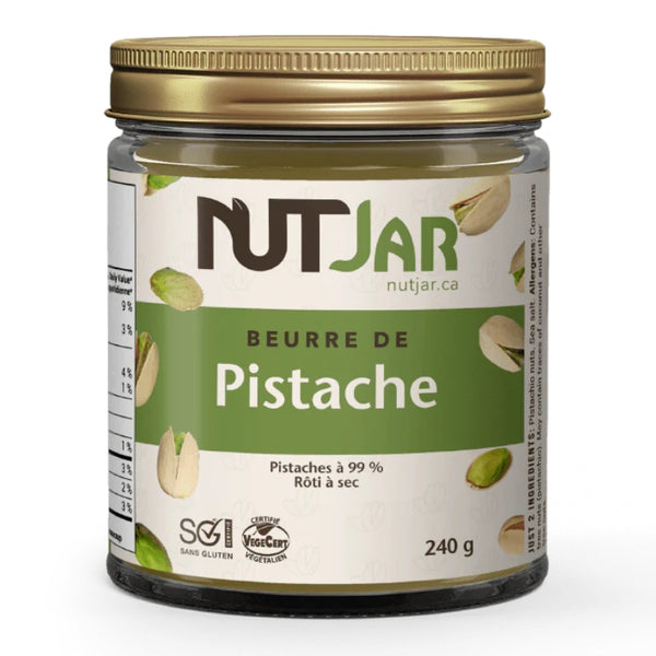 THE NUTLERS Beurre de pistache 100 % pur et naturel, fabriqué avec des  pistaches grecques 100 %, sans sel, sucre ou conservateurs ajoutés (lot de  1)