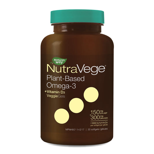 NutraVege Oméga-3 + D Végétal Gélule